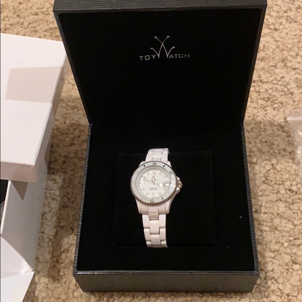 White toy watch